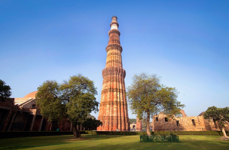 low angle view, landscape, ancient civilization, building, 2K, tree, place of worship, no people, building exterior, architecture, built structure, the past