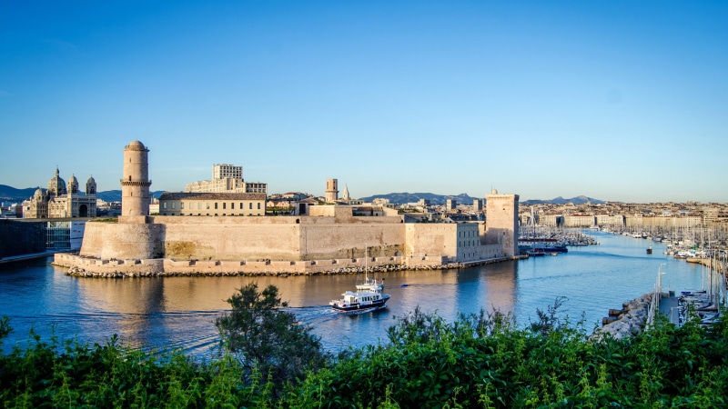 Saint, River, Boats, Marseille, 4K, France, Fortress, Dock, Jean, Fort