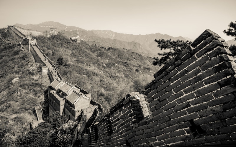 1080P, great, bw, nature, hd, wall, china, the