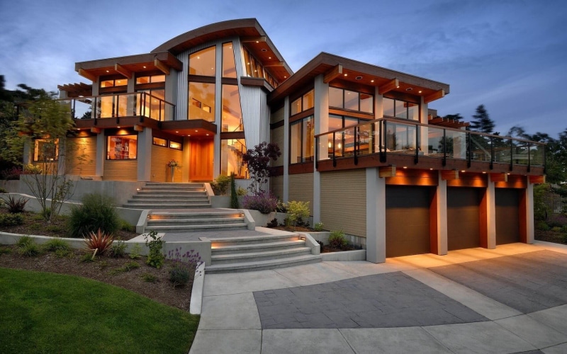 casa, 1080P, arquitectura, moderna