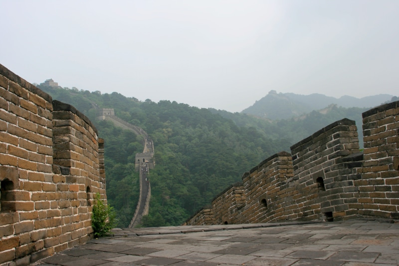 brick, nature, wall, building exterior, ancient, 4K, mountain, Great-Wall, ruined, sky, travel destinations, Brown, travel, no people, Culture, outdoors