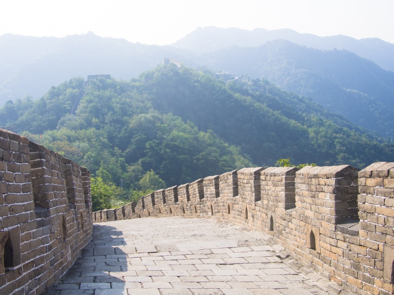 beauty in nature, the past, travel destinations, built structure, old ruin, china, wall, mountain range, outdoors, 4K, nature, building exterior, archaeology