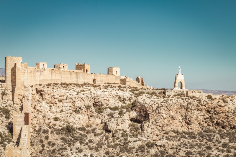 solid, history, landmark, ancient civilization, tourism, outdoors, copy space, travel destinations, mediterranean, travel, hill, day, built structure, clear sky