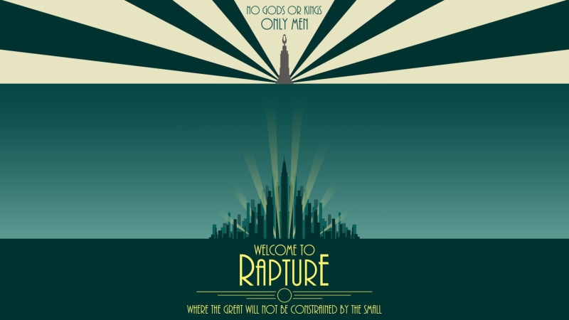 720P, Video Game Art, video games, Rapture, BioShock