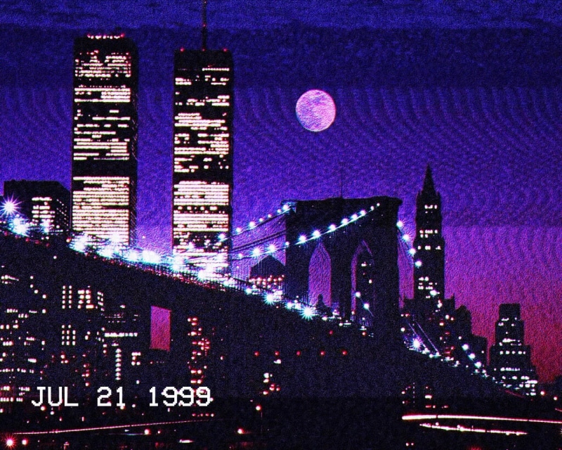 cityscape, financial district, travel destinations, spire, landscape, tall - high, Twin Towers, purple, no people, skyscraper, office, city life, New York City