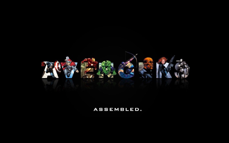 trex, comics, 1080P, avengers, assembled, minimalism, marvel comics, the avengers, marvel