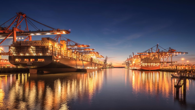 shipping, waterfront, port, outdoors, ships, container, marinas, 4K, architecture, transportation, mode of transportation, ship, harbor, nautical vessel