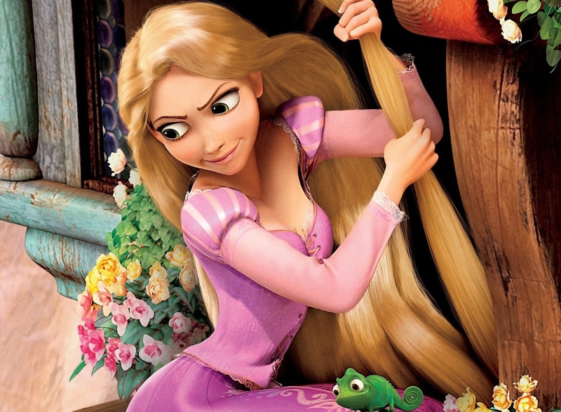 one person, make-up, blond hair, fashion, portrait, Tangled, rapunzel tangled, hair, tangled disney, hairstyle, plant, tangled movie, young adult, beauty