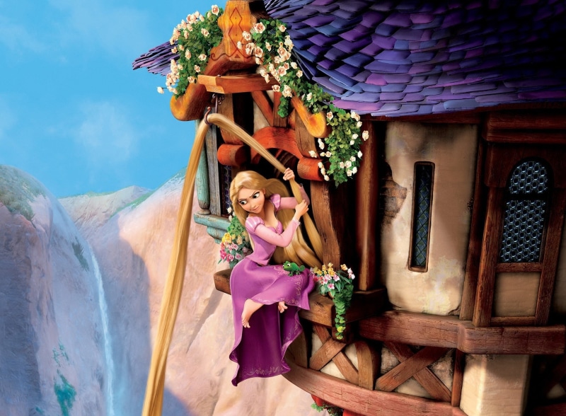 building, day, rapunzel tangled, tangled disney, plant, architecture, tangled movie, beauty in nature, nature, 1080P, flower, spirituality, statue, art and craft
