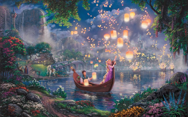 hd, 1080P, digital/artwork, boat, disney, drawing, tangled