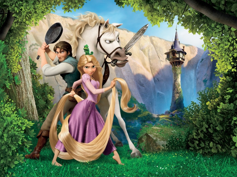 Tangled, Disney, Movie, 2K