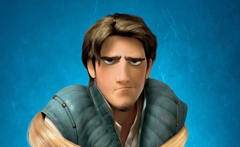 human face, front view, disney, young adult, fashion, tangled film, Tangled, Cartoons, one person, blue background, Flynn, tangled disney, contemplation
