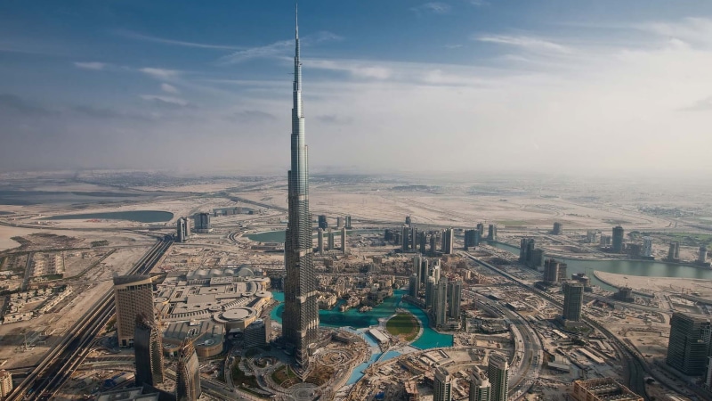 Burj Khalifa, no people, sky, architecture, khalifa, cloud - sky, travel destinations, travel, outdoors, connection, day, building exterior, skyscraper