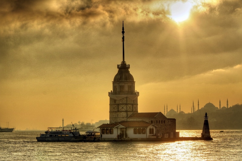Maidens Tower, Turkey, 1080P, Kiz Kulesi, Istanbul