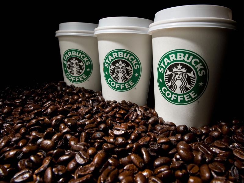 1080P, coffee - drink, large group of objects, finance, three, tumblers, food and drink, pattern, abundance, indoors, starbucks, brown, coffee, no people