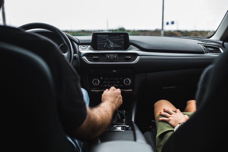 land Vehicle, inside Of, dashboard, inside, glass - material, gps, driver, sightseeing, road trip, travelling, adult, windshield, indoors, driving, people