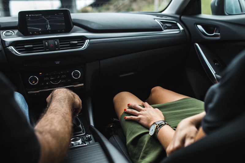 two people, road trip, woman, mode of Transport, trip, inside, mode of transportation, tour, human foot, dashboard, 5K, human body part, man, control panel