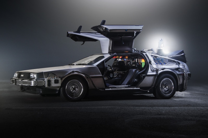 DeLorean time machine, 2017, Back to the Future, 2K