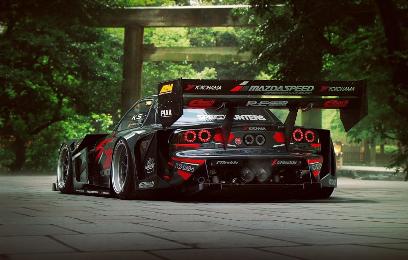 Time, 1080P, RX-7, Rear, Attack, by Khyzyl Saleem, Mazda