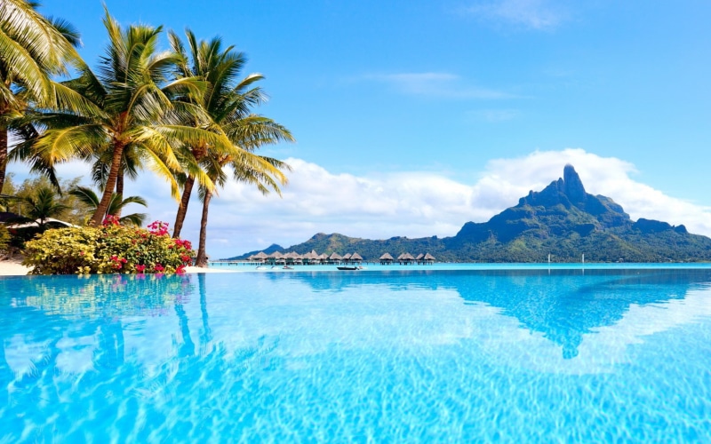 tropical, sunshine, SummerTime, 720P, summer, beach, palms, Ocean, vacation, paradise, Sea