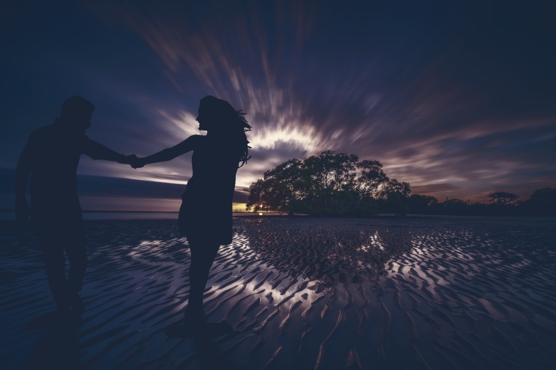 romantic, relationship, sunset, women, tree, romance, beauty in nature, positive emotion, real people, love, scenics - nature, togetherness, sky, nature