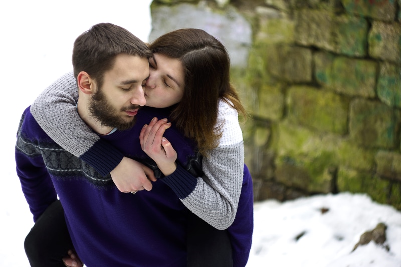 two people, young men, adults, cold, adult, in love, feelings, man, couple - relationship, relationship, embrace, blur, young women, woman, lovers, romance