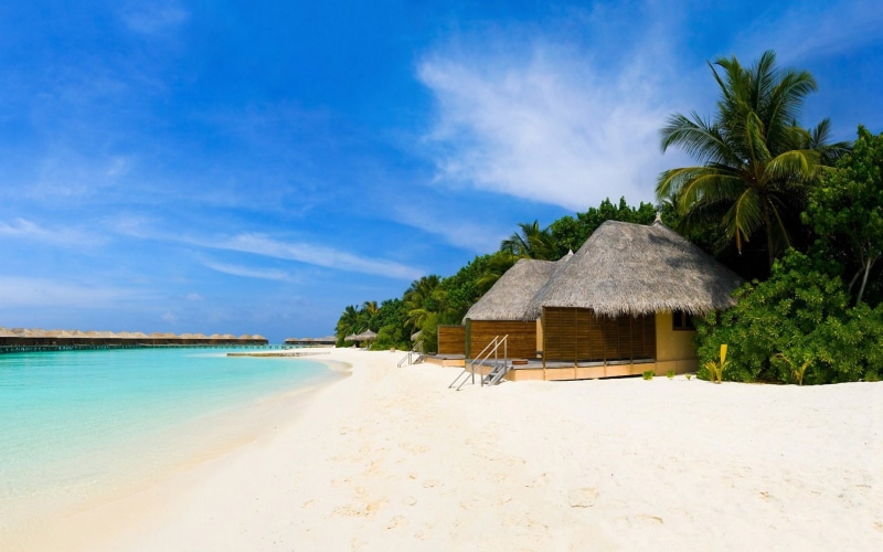 Resort, Scenic, 1080P, Beach