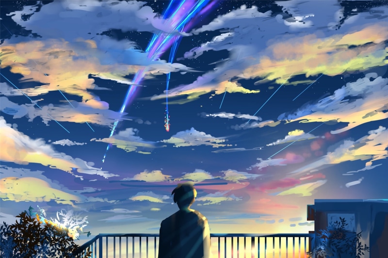 scenic, your name, Anime, 1080P, kimi no na wa, taki tachibana