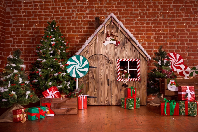 room, wood, wooden, decoration, brown, nature, brick wall, celebration, Christmas, christmas ornament, holiday celebration, house, tree, architecture, home