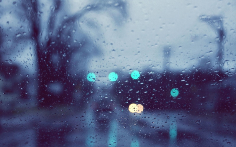 2K, sad, cloud, raining, water drops, rain