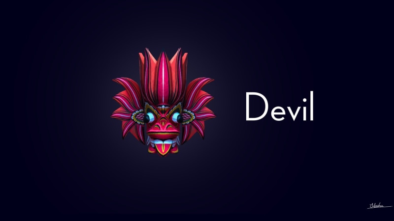 Mask, Devil, 1080P, Sri Lanka, Artistic, Cultural