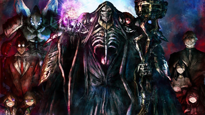 Overlord (anime), Aura Bella Fiora (Overlord), Sebas Tian (Overlord), Momonga, shalltear bloodfallen, Shalltear, Albedo (OverLord), Demiurge (Overlord)