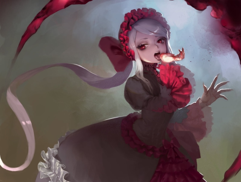 young adult, art and craft, Shalltear Bloodfallen, lifestyles, creativity, Anime, leisure activity, human representation, celebration, sculpture, 1080P