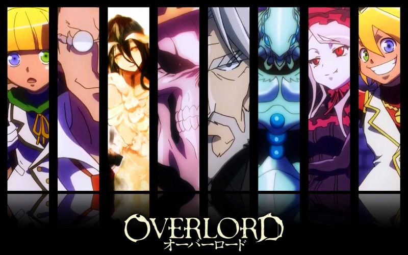 wall - building feature, retail display, female likeness, multi colored, collage, Overlord, creativity, full frame, Anime, Overlord (Anime), Sebas Tian