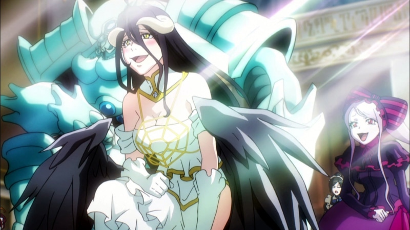 1080P, Shalltear Bloodfallen, Anime, Albedo (Overlord), Overlord, Cocytus (Overlord)