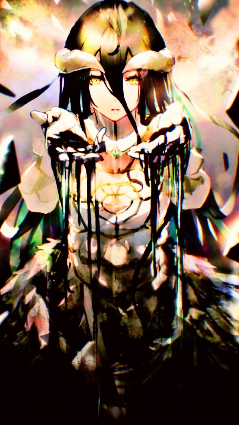 1080P, succubus, Albedo (OverLord), Overlord (anime)