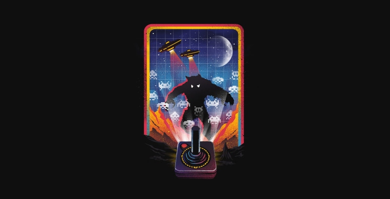 joystick, video games, retro games, Video Game Art, 1080P, simple background