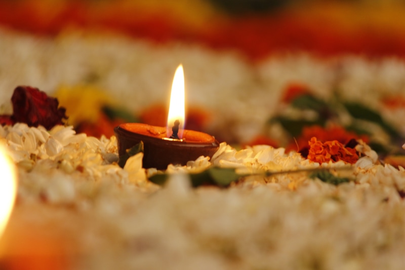 close-up, indian, hindu, occasion, happy, deepawali, red, illuminated, lakshmi, celebrate, deepavali, votive, deepak, belief, indoors, focus, holiday, lighted