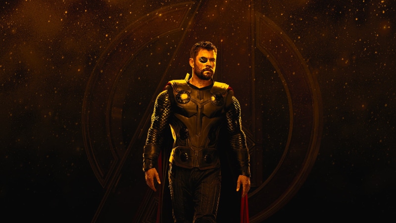 Thor, Avengers Endgame, Thor : Ragnarok, Avengers Infinity War, 1080P