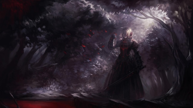 fate, 1920x1080, stay, fate-stay night, anime, alter, saber, night, 1080P, saber alter