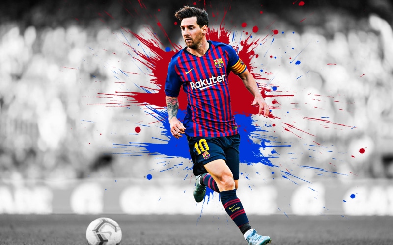 Lionel Messi, FC Barcelona, Soccer, 4K