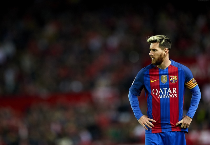 FCB, 4K, 4K, Barcelona, Lionel Messi, soccer