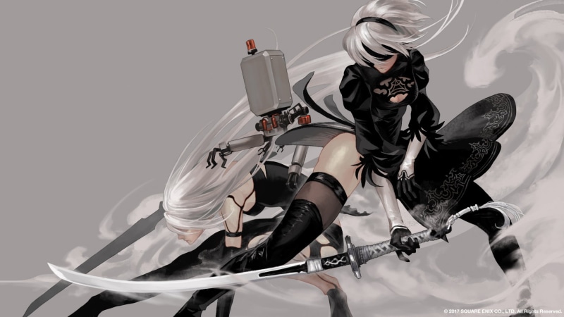 2B (Nier: Automata), A2 (Nier: Automata), NieR, Nier: Automata, 1080P, anime girls, anime