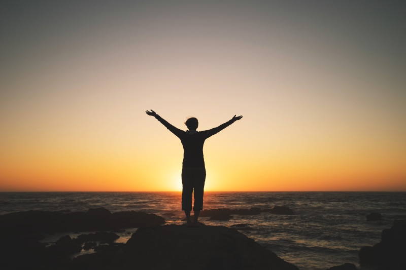 healthy, cheerful, joy, horizon, back Lit, people, enjoying, adult, gratitude, summer, standing, women, human arm, winning, limb, praying, healthy Lifestyle