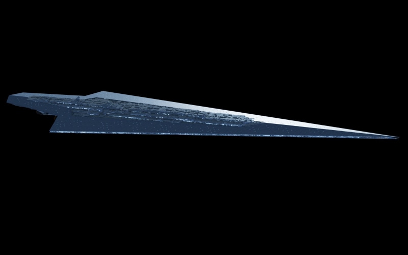 nature, star, single object, 2K, the past, shiny, black background, no people, cut out, destroyer, black color, indoors, sharp, Super Star Destroyer, science