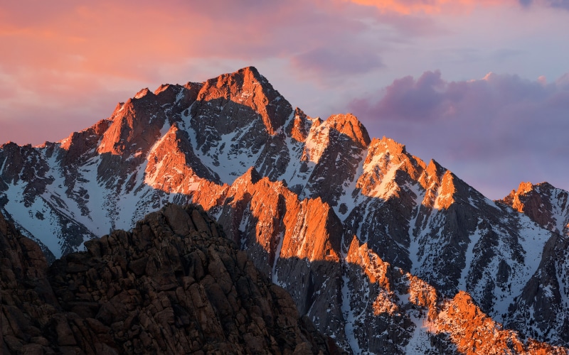 snow, idyllic, landscape, sky, cold temperature, mountain peak, beauty in nature, mountain range, 4K, Mountains, formation, snowcapped mountain, non-urban scene