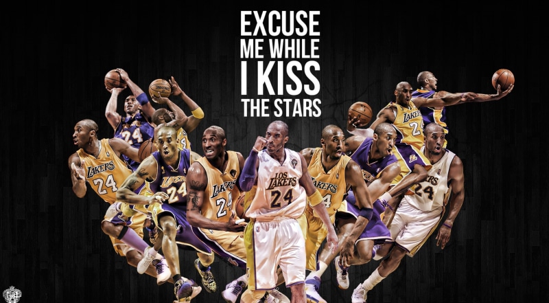 women, males, young adult, stars, young men, 2K, bryant, kobe bryant, limb, large group of people, kobe, human arm, 24, black mamba, arms raised, celebration