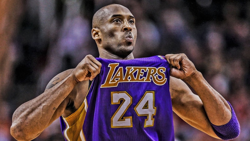 one person, competitive sport, american football - sport, front view, sportsman, clothing, adult, waist up, athlete, blue, number, 1080P, men, kobe bryant  desktop  downloads