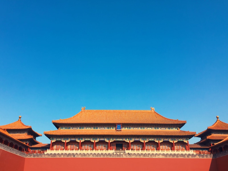 city, nature, travel destinations, clear sky, outdoors, history, building, temple, palace, 2K, mansion, the past, building exterior, ancient, panoramic