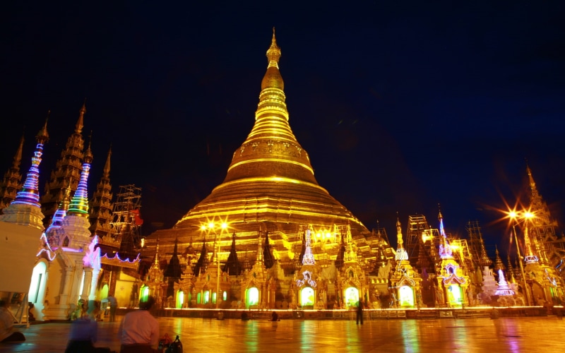 shwedagon, myanmar, 2K, pagoda, yangon